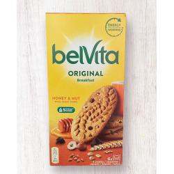 Печиво Belvita Original з медом та горіхами 300 г, Польща