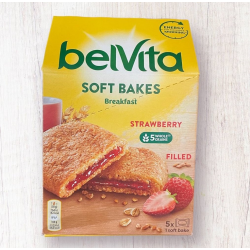 Печиво Belvita Soft Bakes з полуницею 250 г, Польща