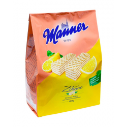 Вафлі Manner Zitrone з лимоном 400 г, Австрія