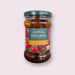 В“ялені помідори Nasza Spizarnia в олії з насінням дині та зеленню 270 г, Польща