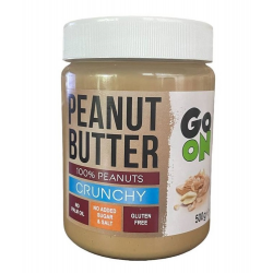 Арахісова паста GO ON Nutrition Peanut butter crunchy 500 г, Польща