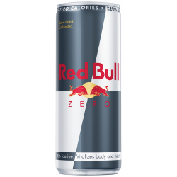 Енергетик Red Bull Zero, без цукру, 12 банок х 250 мл