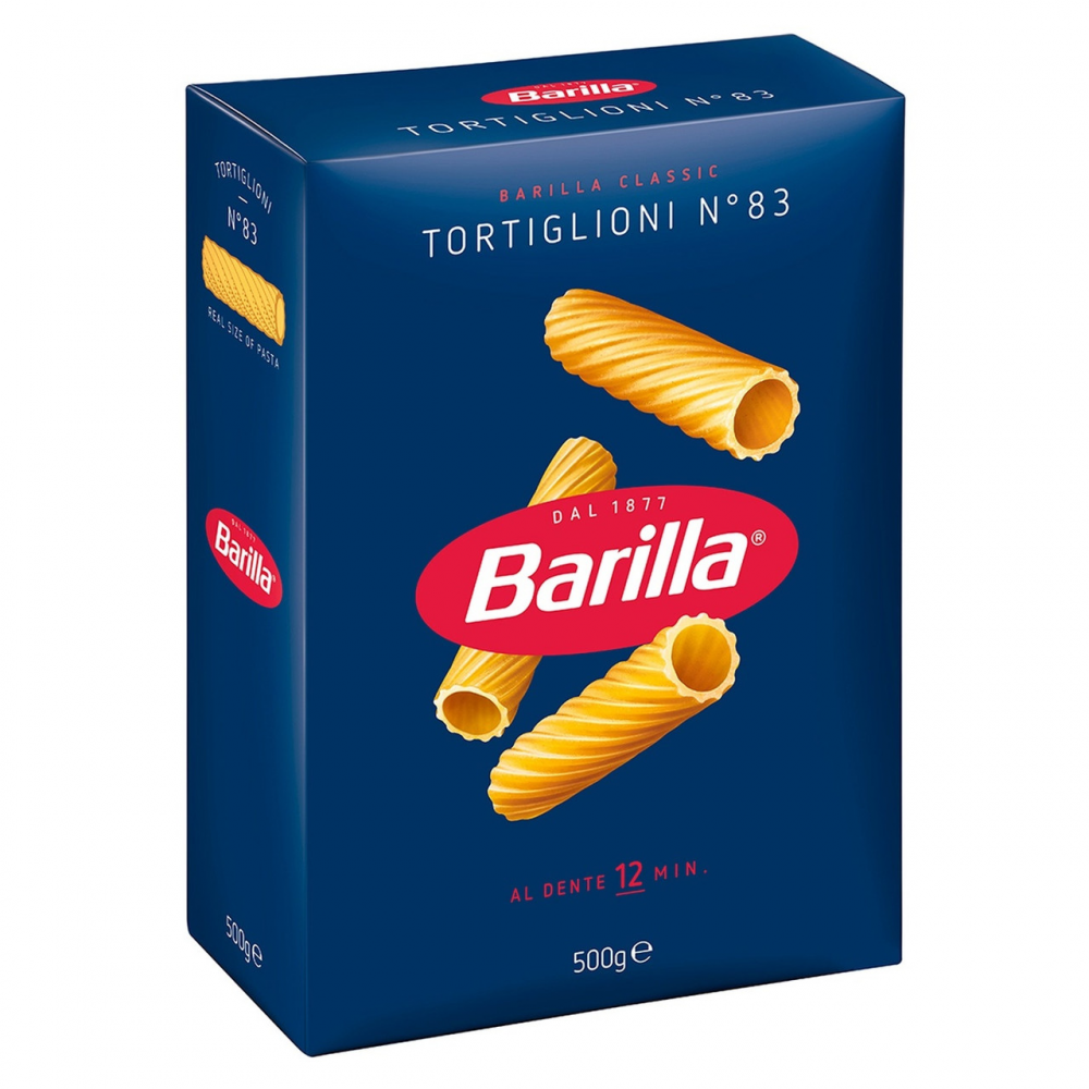 Макарони Barilla Tortiglioni n.83, 500g