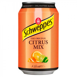 Напій Schweppes Citrus Mix жб, 24 банки х 330 мл