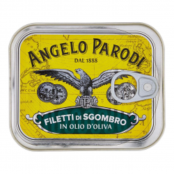 Скумбрія Angelo Parodi філе в оливковій олії 230 г, Італія