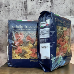 Макарони Italiamo Farfalle Tricolore, 500 г, Італія